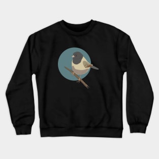Dark Eyed Junco Bird Crewneck Sweatshirt